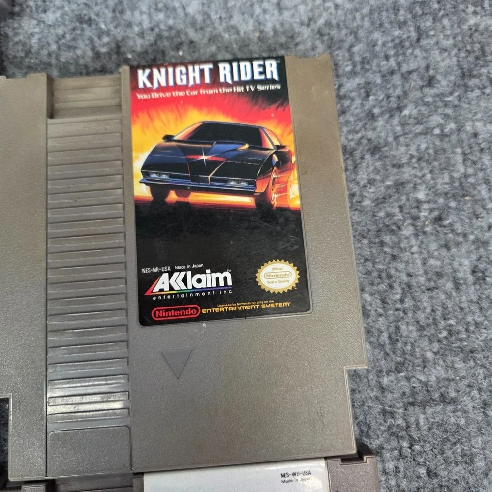 Nintendo NES Authentic Lot of 7 Games Racing Monster Trucks Bigfoot Knight Rider